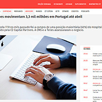 Fuses e aquisies movimentam 3,3 mil milhes em Portugal at abril